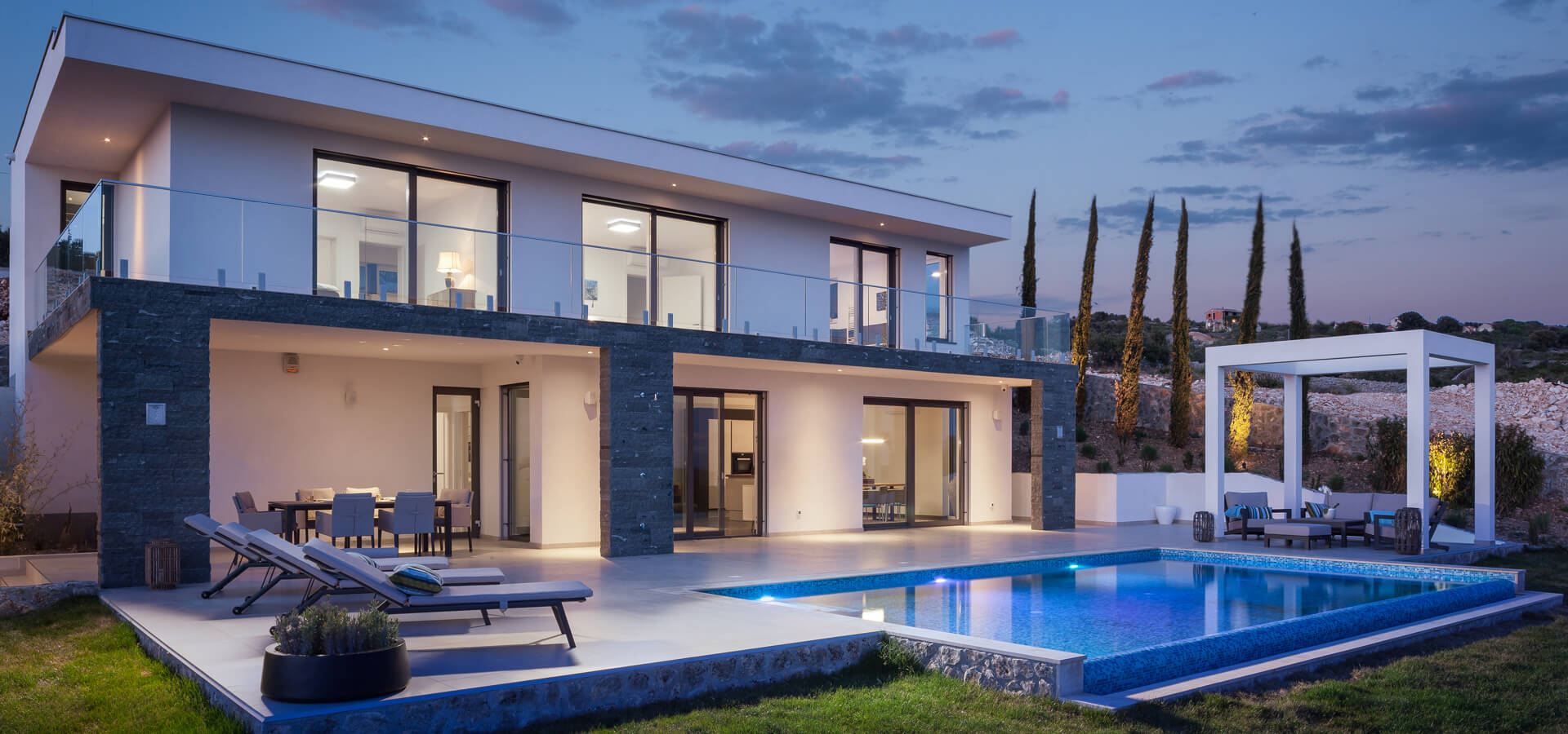 Outdoor villa in Croatia - photography by Ergo Media