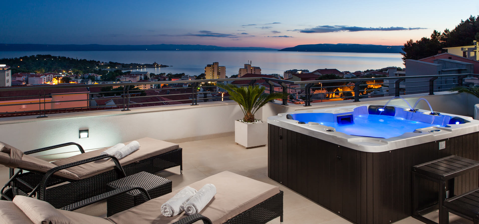 Sea view - villa with jacuzzi in Croatia - photography by Ergo Media