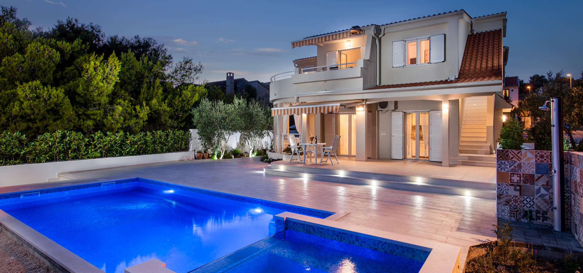 Villa with outdoor pool in Croatia - photography by Ergo Media